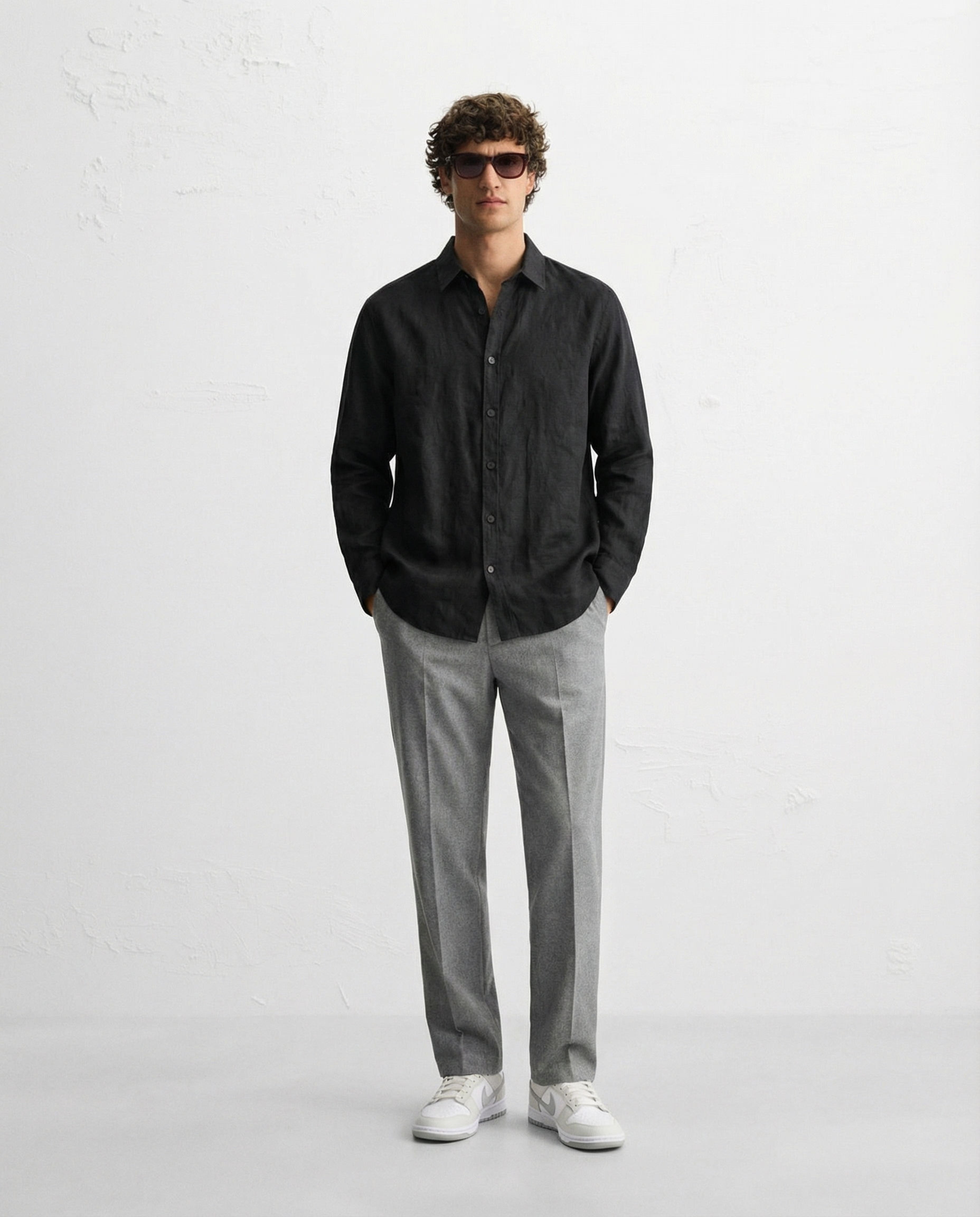 Camisa Linaje V1 - Lino Premium.