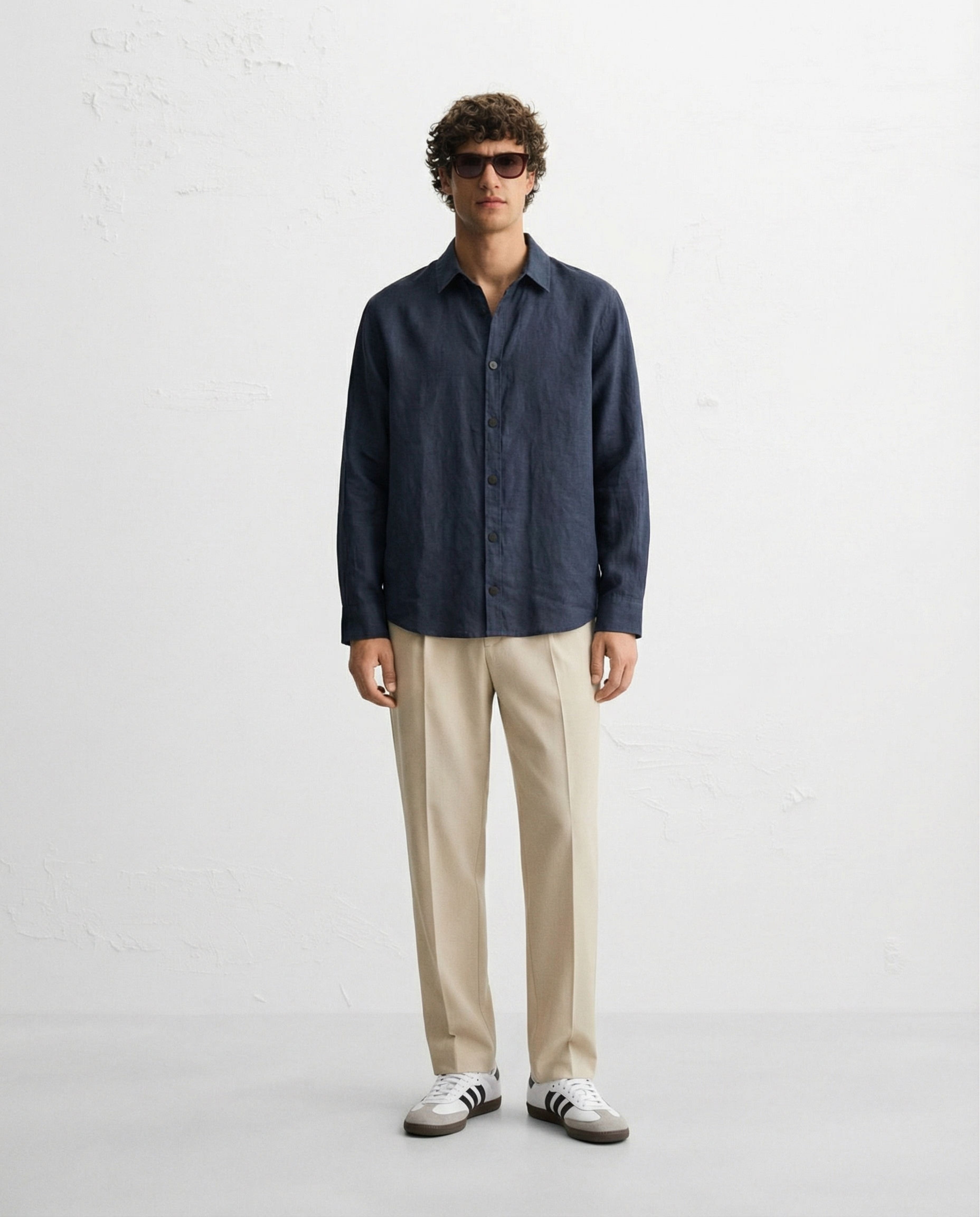 Camisa Linaje V1 - Lino Premium.