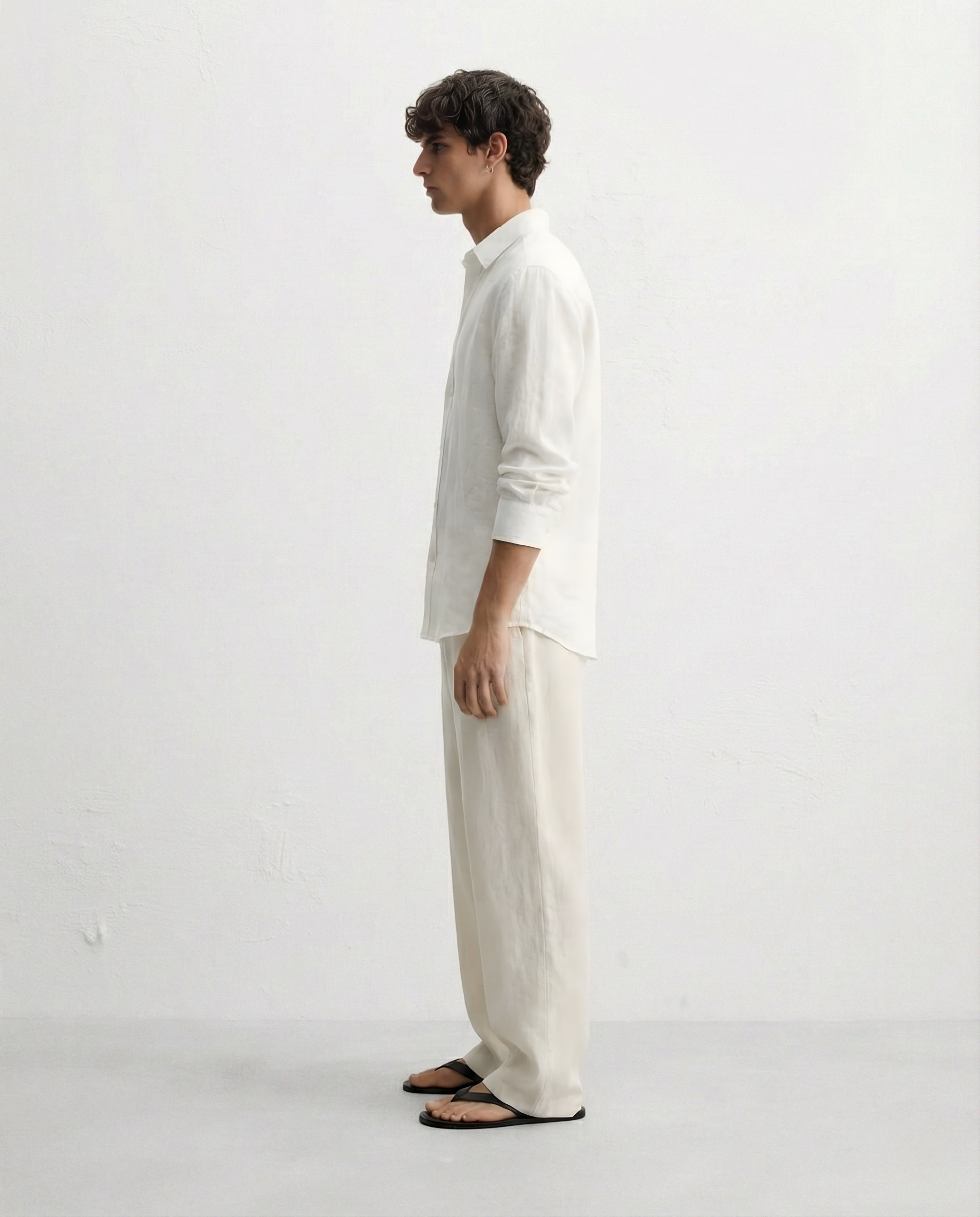 Camisa Linaje V1 - Lino Premium.