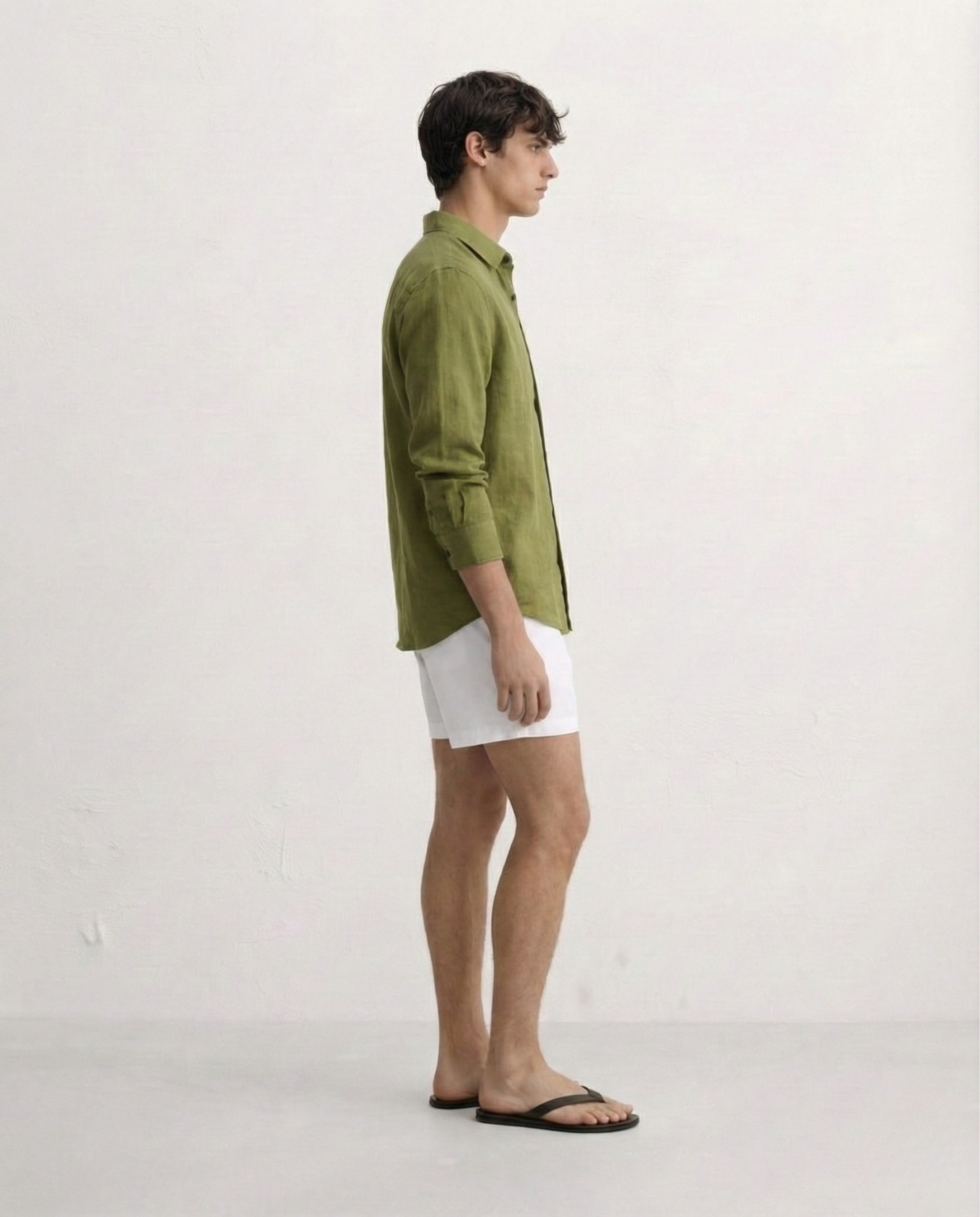 Camisa Linaje V1 - Lino Premium.