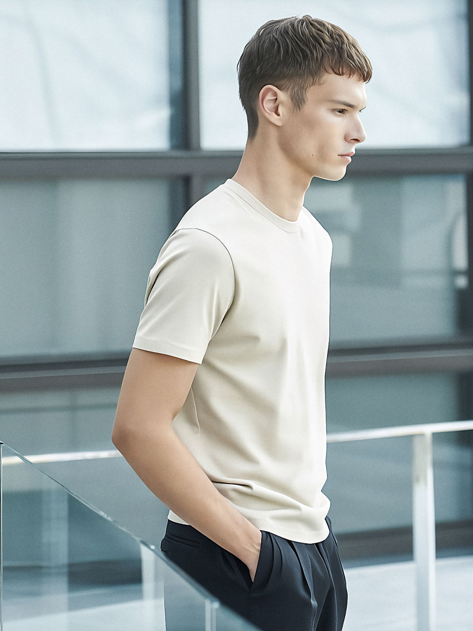Remera Crema