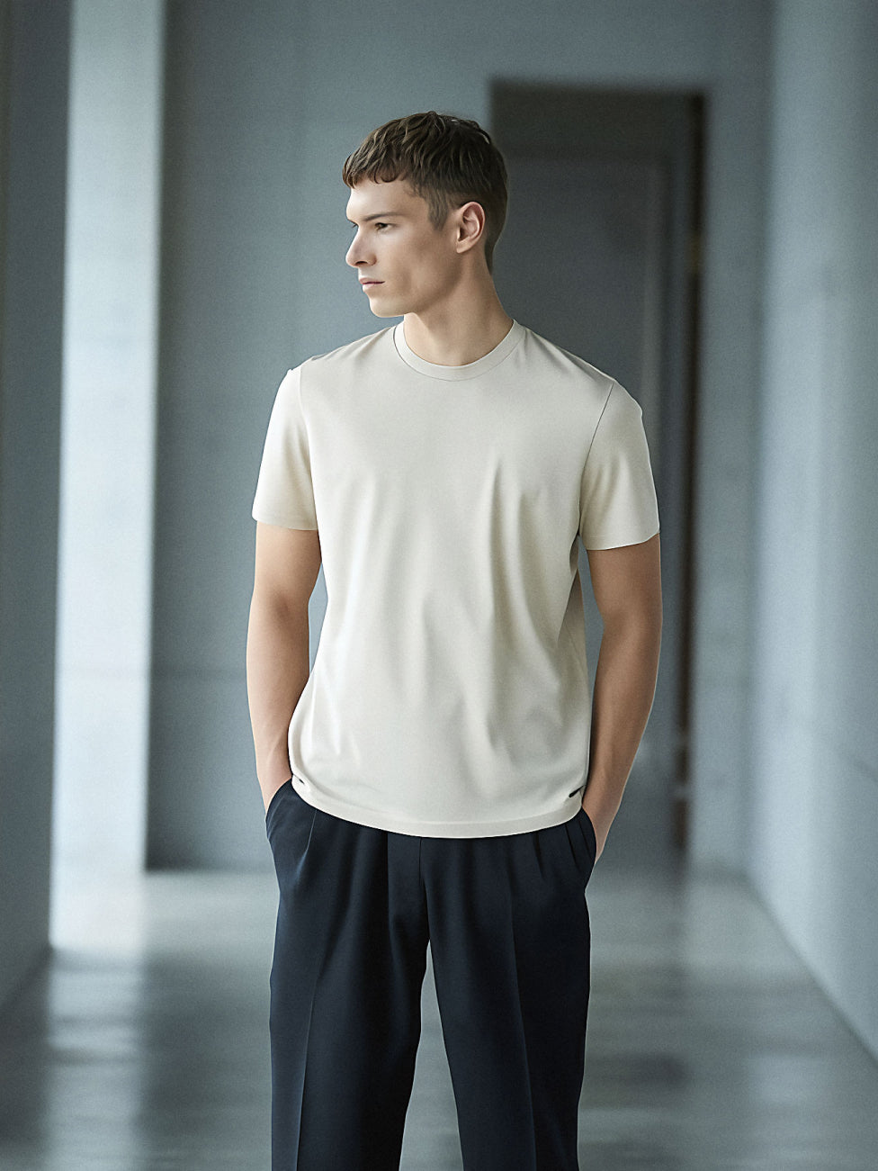 Remera Crema